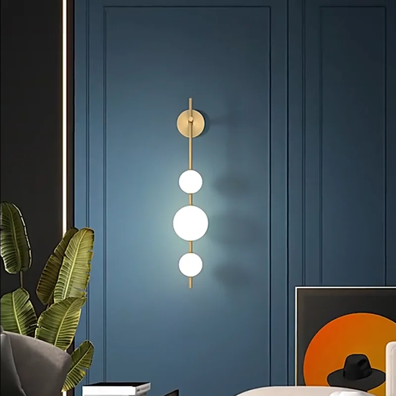 Lighting Decor Bedroom - 2026 Luxury Corridor Golden LED Wall