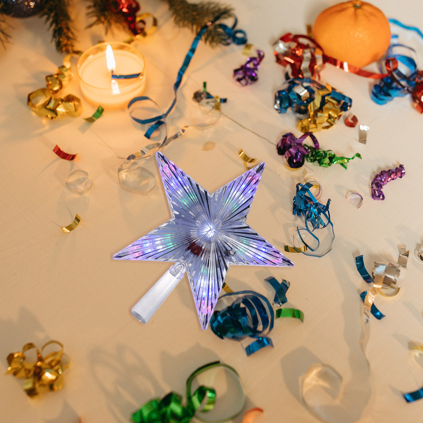 1Pcs Xmas Tree Topper Light Lu - Decor Timeless Lighting recension och pris