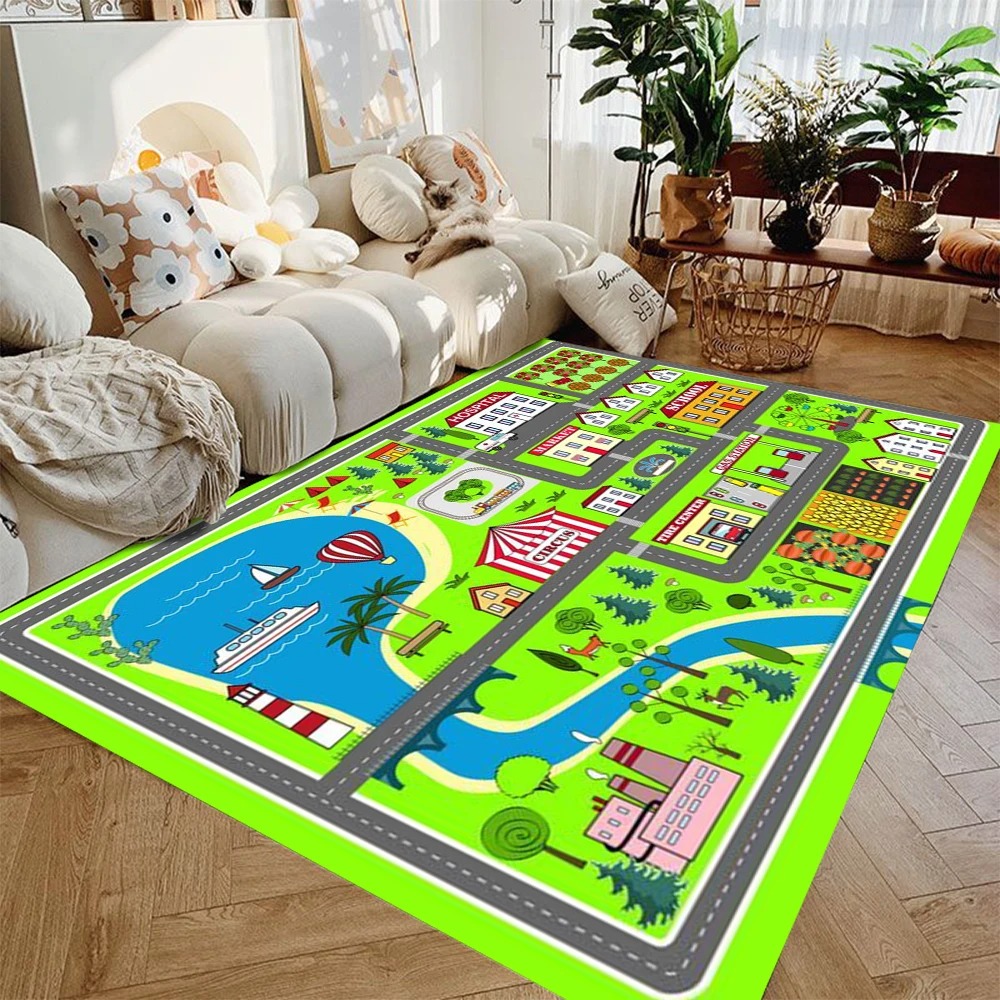 Interactive City Highway Play  - Lighting Mcqueen Bedroom Decor recension och pris
