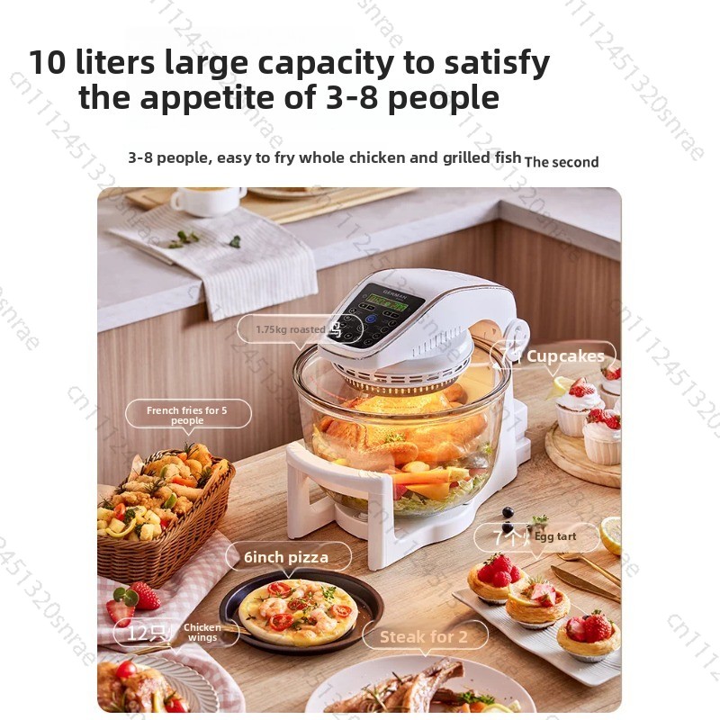 Glass Air Fryer, Household Smo - Lighting Visual recension och pris