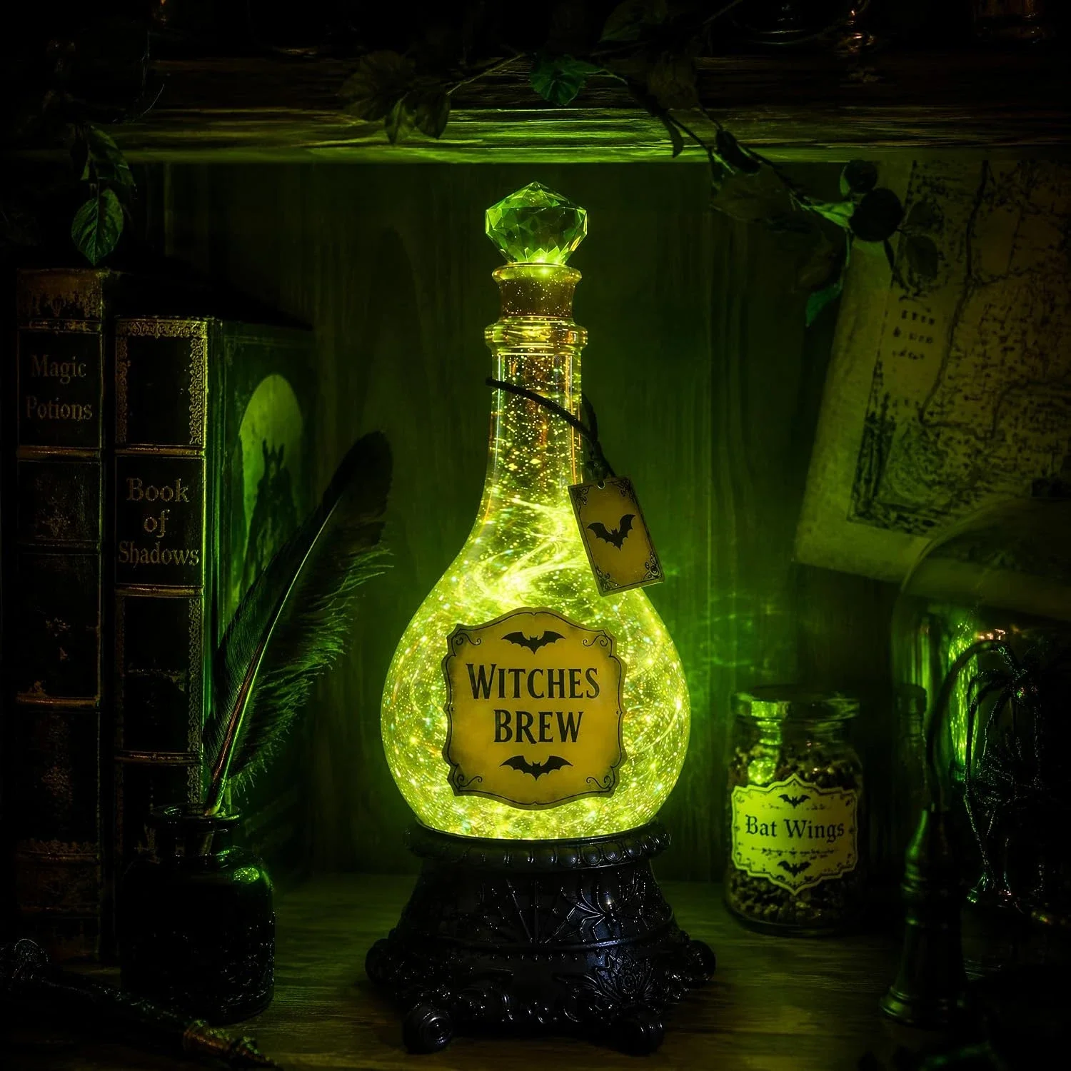 Lighted Witches’ Brew Bottle G - Up Lighting Decor recension och pris